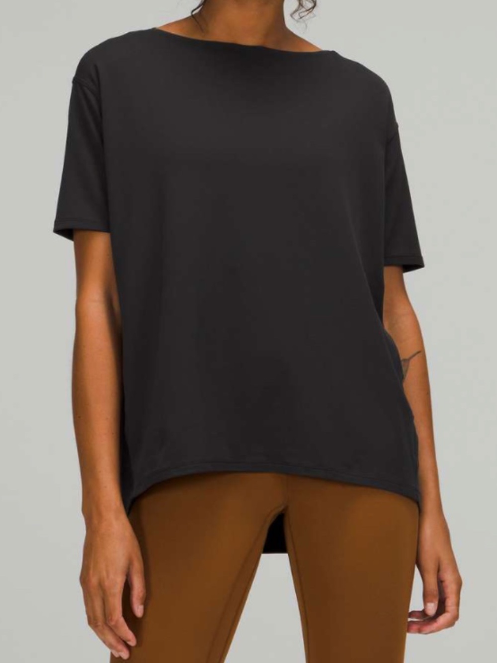 Lulu Lemon Back In Action Short Sleeve